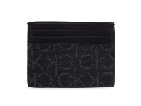 CALVIN KLEIN Portafoglio Carte Uomo Black Grey K50K505632
