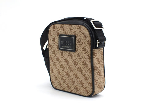GUESS Tracolla Uomo Loghi Brown HMDNLJP0217