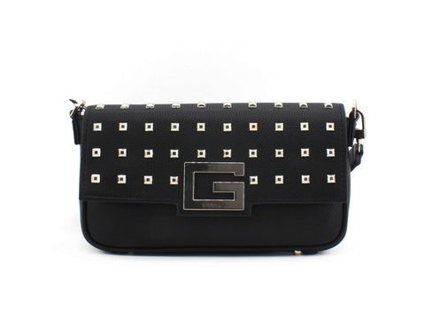 GUESS Brightside Borsa Logo Borchie Black VS758019