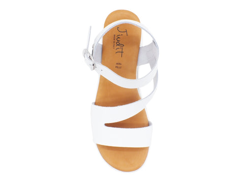 JIUDIT Sandalo Zeppa Bianco 40844