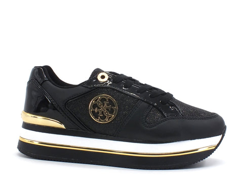 GUESS Sneakers Platform Glitter Black FL5DLYFAM12
