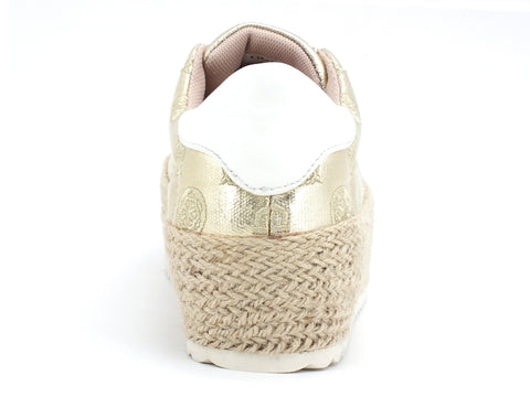 GUESS Sneakers Platform Corda Loghi Gold FL6MRLFAL12G