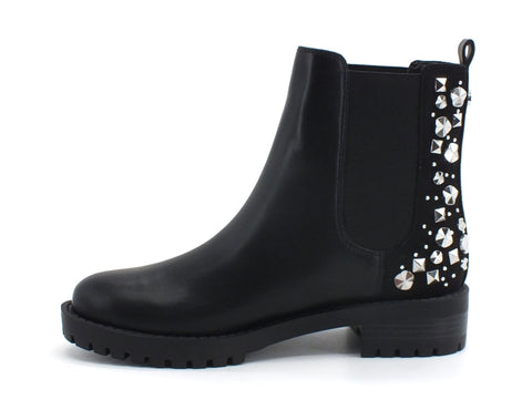 GUESS Stivaletto Polacco Elastici Borchie Black FL7HUEELE10