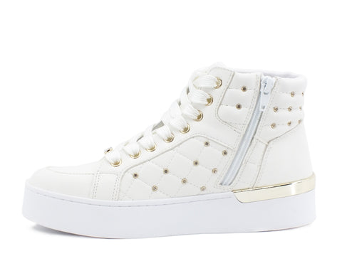 LIU JO Silvia 24 Sneakers Mid Borchiette White BF0089EX055