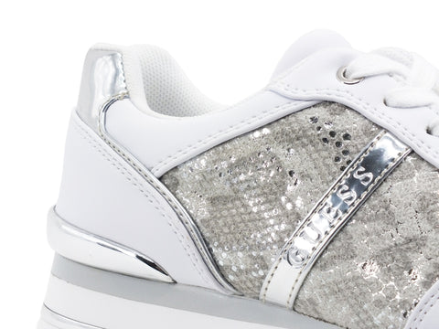GUESS Dafnee Snaekers Donna Platform White FL7DFEPEL12