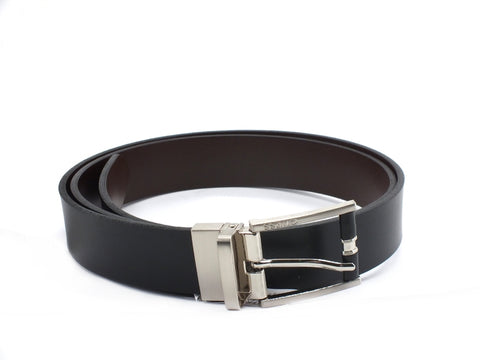 GUESS Cintura Reversibile Uomo Black Brown BM7257LEA35
