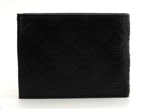 GUESS Portafoglio Portacarte Loghi Uomo Tessuto Black SMDNLELEA24