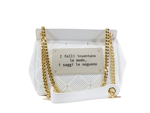 LE PANDORINE Cris Mini Borsa Bag White PE20DCD02535-01
