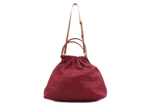 NANNINI Lovely Soft Borsa Bag Pelle Red Fuxia 16188