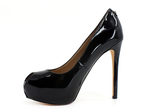 GUESS Dècolletè Decolte Spuntata Vernice Tacco Black FL7GI2PAF07