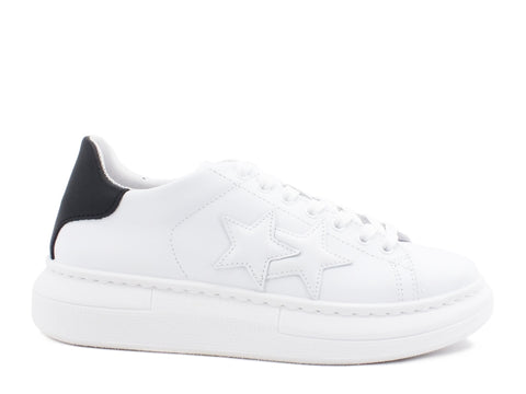 2STARS Sneakers Bianco Nero 2SD2879