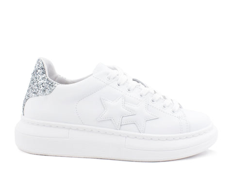 2STARS Sneakers Glitter White 2SD2880