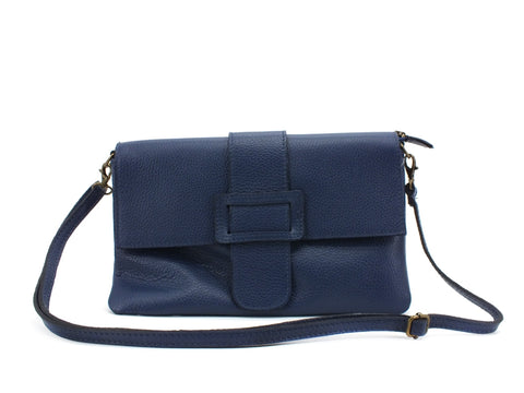 BAG Borsa Pochette Tracolla Blu POC-CHI