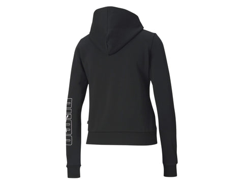 PUMA Rebel Full Zip Hoodie Felpa Donna Black 583567 01