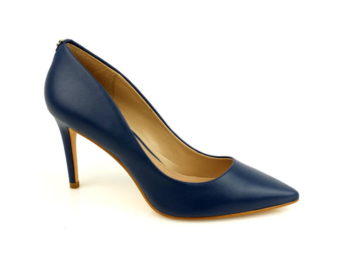 GUESS dècolletè punta tacco a spillo 8cm BLU PELLE FLBNN1LEA08BL