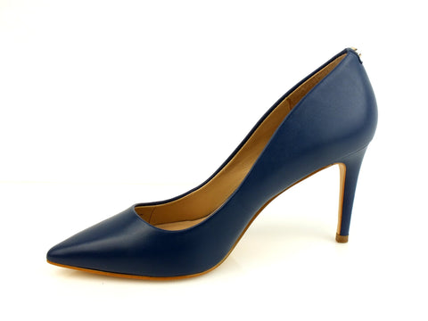 GUESS dècolletè punta tacco a spillo 8cm BLU PELLE FLBNN1LEA08BL