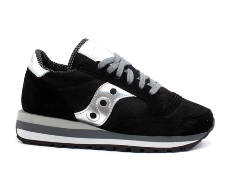 SAUCONY Jazz Triple Sneakers Donna Black Silver S60497-11