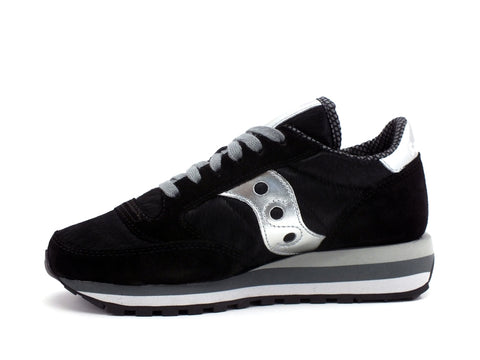 SAUCONY Jazz Triple Sneakers Donna Black Silver S60497-11