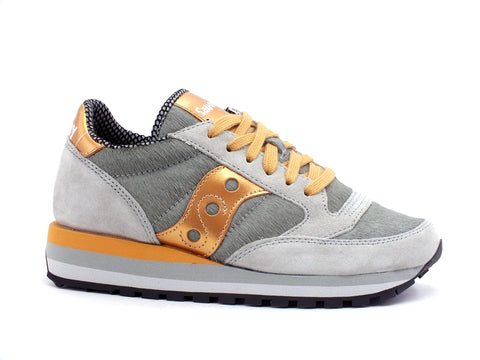 SAUCONY Jazz Triple Sneakers Donna Grey Gold S60497-12