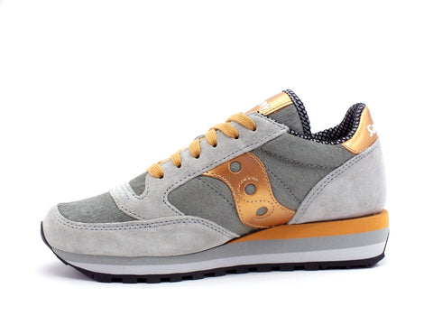 SAUCONY Jazz Triple Sneakers Donna Grey Gold S60497-12
