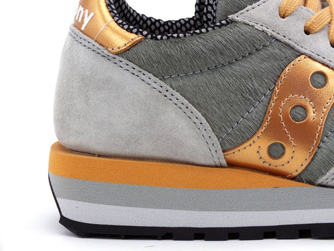 SAUCONY Jazz Triple Sneakers Donna Grey Gold S60497-12
