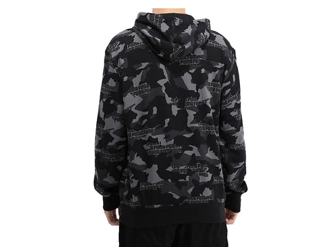 PUMA Rebel Camo AOP Hoodie Felpa Uomo Black 585021 01