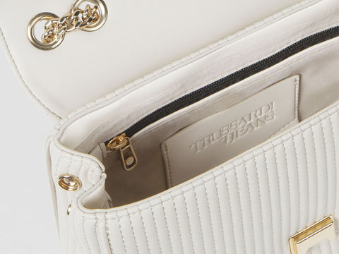 TRUSSARDI Frida Shoulder Bag Borsa Donna Mastic 75B00903