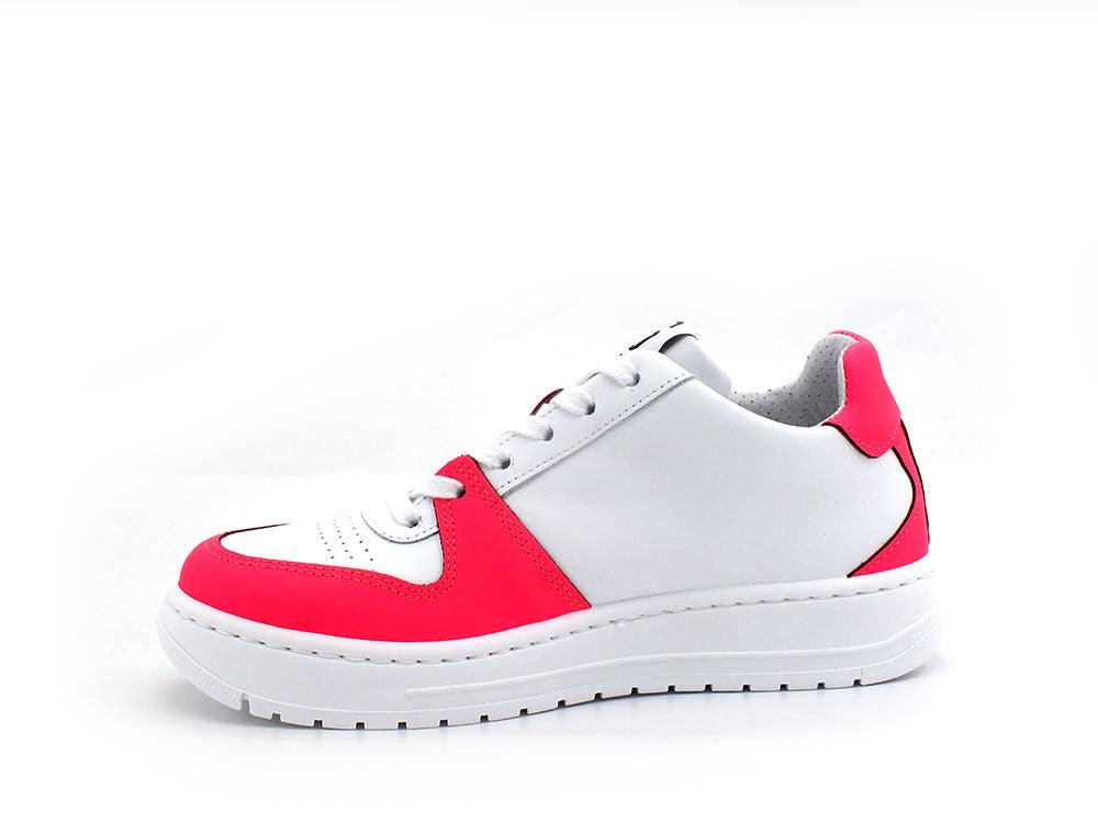 2STAR Sneaker King Low White Pink Fluo 2SD3478 - Sandrini Calzature e Abbigliamento