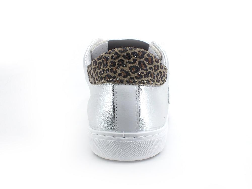2STAR Sneaker Low Suede Retro Leo Silver White Grey 2SD3408 - Sandrini Calzature e Abbigliamento