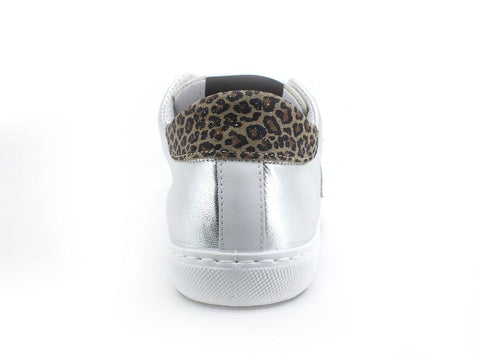 2STAR Sneaker Low Suede Retro Leo Silver White Grey 2SD3408 - Sandrini Calzature e Abbigliamento