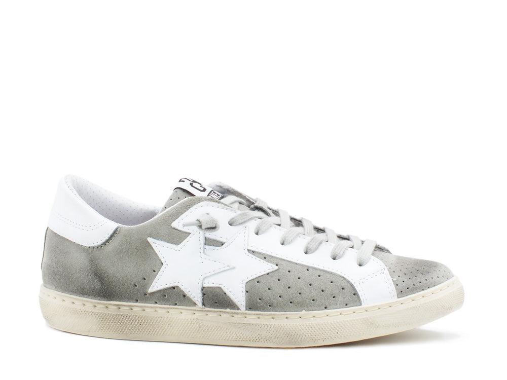 2STARS Sneaker Grigio Bianco 2SU2671 - Sandrini Calzature e Abbigliamento