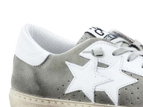 2STARS Sneaker Grigio Bianco 2SU2671 - Sandrini Calzature e Abbigliamento