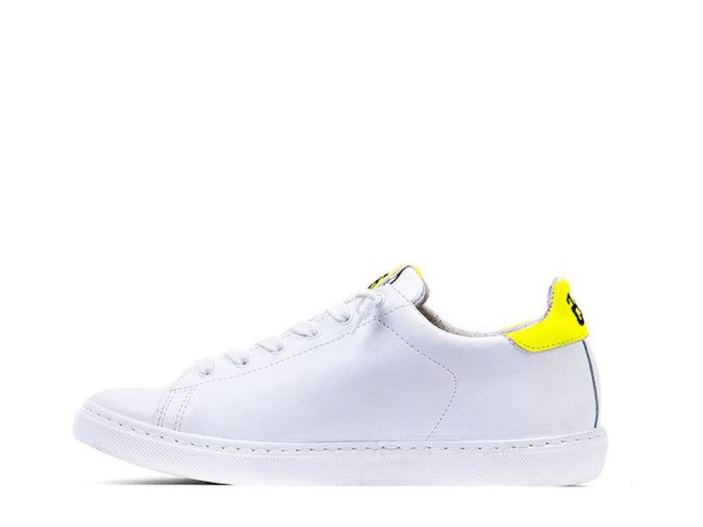 2STARS Sneakers Bianco Giallo Fluo 2SU1890 - Sandrini Calzature e Abbigliamento