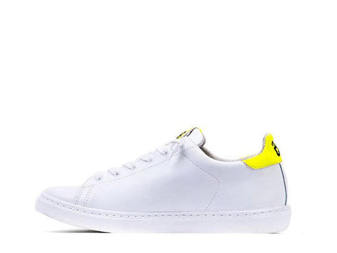 2STARS Sneakers Bianco Giallo Fluo 2SU1890 - Sandrini Calzature e Abbigliamento