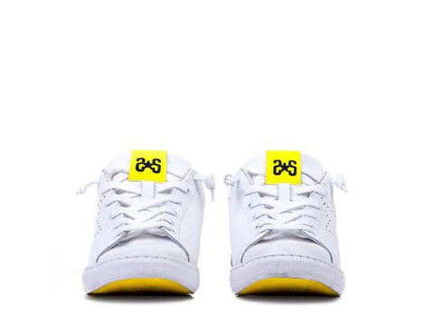 2STARS Sneakers Bianco Giallo Fluo 2SU1890 - Sandrini Calzature e Abbigliamento