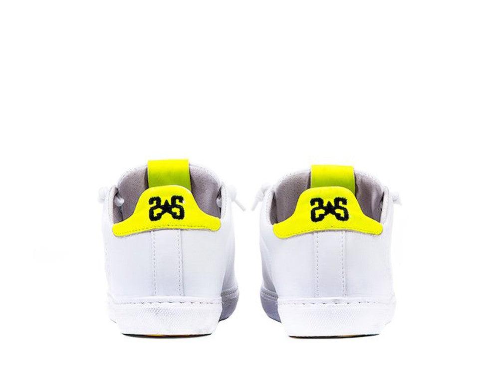 2STARS Sneakers Bianco Giallo Fluo 2SU1890 - Sandrini Calzature e Abbigliamento