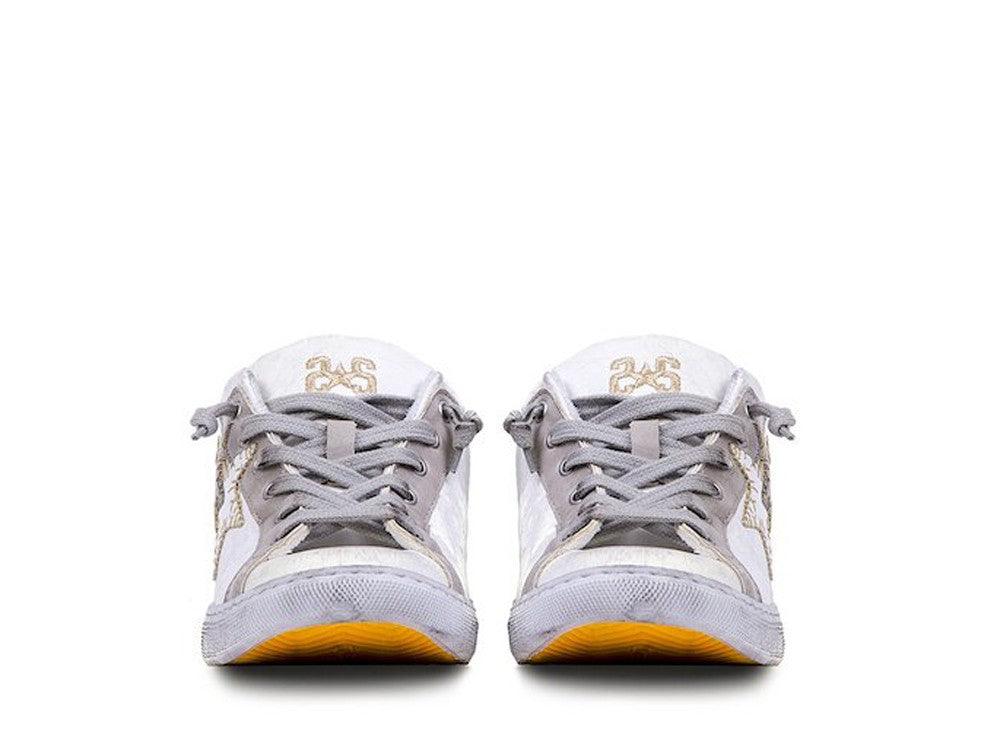 2STARS Sneakers Bianco Grigio 2SU1800 - Sandrini Calzature e Abbigliamento