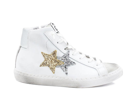 2STARS Sneakers High White 2SD2940 - Sandrini Calzature e Abbigliamento