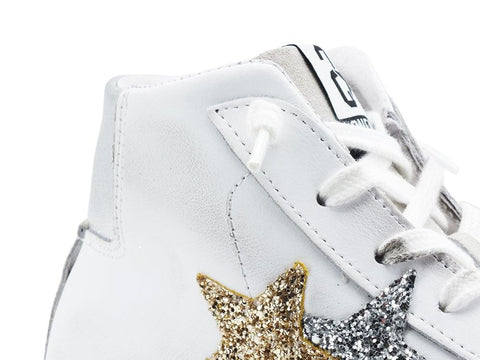 2STARS Sneakers High White 2SD2940 - Sandrini Calzature e Abbigliamento