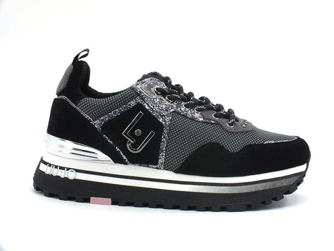 LIU JO Wonder 2.0 Sneakers Glitter Black BF0069TX085