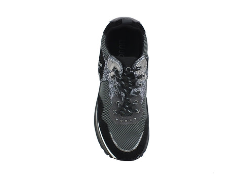 LIU JO Wonder 2.0 Sneakers Glitter Black BF0069TX085