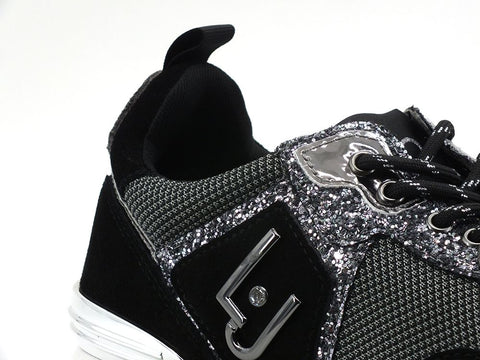 LIU JO Wonder 2.0 Sneakers Glitter Black BF0069TX085