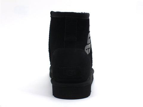 UGG Classic Mini Rubber Logo Stivaletto Black 1108231W