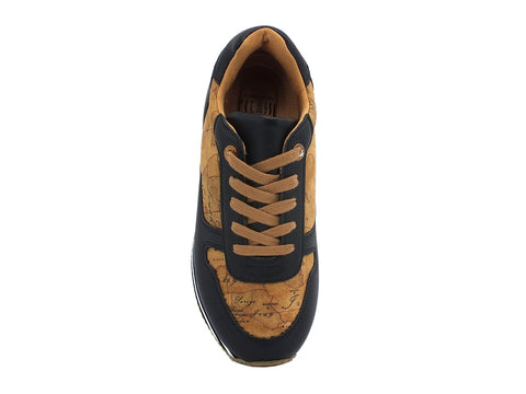 ALVIERO MARTINI 1A CLASSE Sneakers Nero Geo Beige P3A4-10711