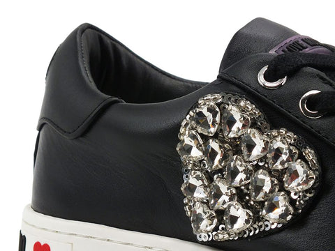 LOVE MOSCHINO Sneaker Cuore Pietra Nero JA15013G1BIA0000