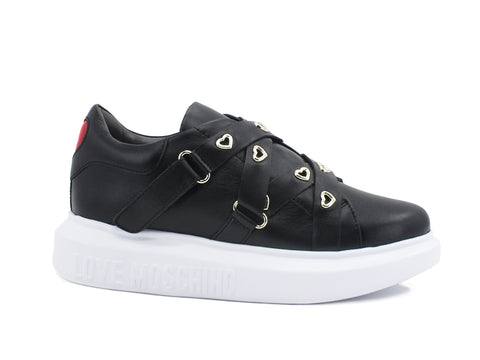 LOVE MOSCHINO Sneaker Cinturini Nero JA15484G0BJA0000