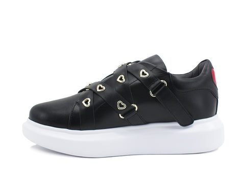 LOVE MOSCHINO Sneaker Cinturini Nero JA15484G0BJA0000