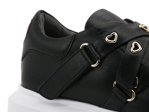 LOVE MOSCHINO Sneaker Cinturini Nero JA15484G0BJA0000