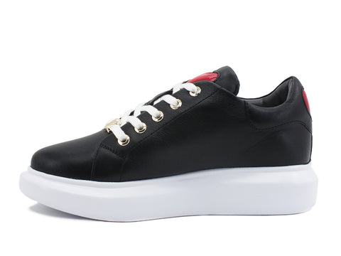 LOVE MOSCHINO Sneaker Cuore Nero JA15494G0BJA0000