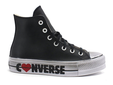 CONVERSE C.T. All Star Lift Limited Edition Sneaker Black Wordmarks 303WGQ0